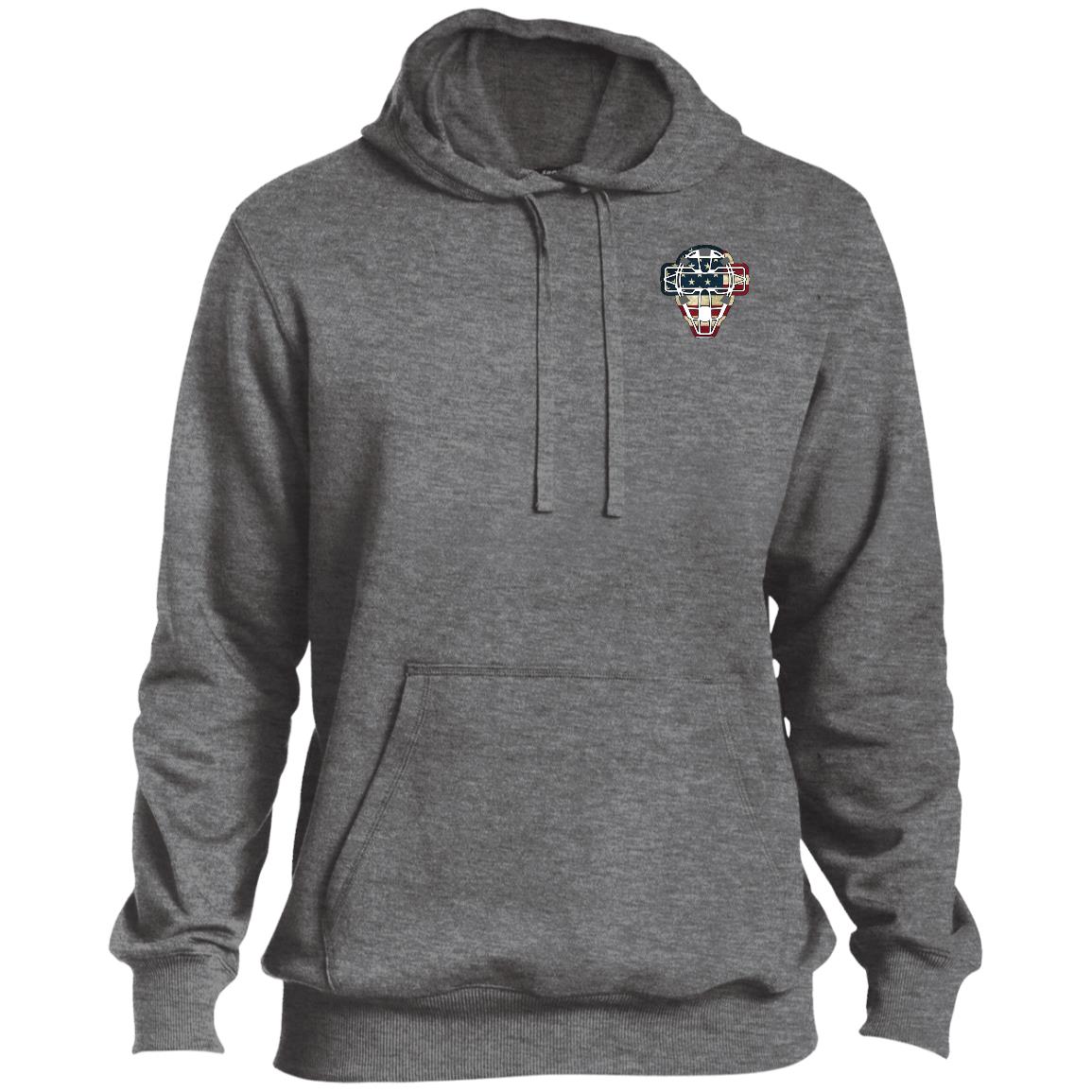 The-Catching-Guy-long-sleeve-sweater-Face-Mask-American-Flag-grey-logo